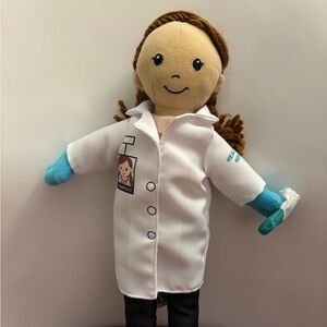 Health Care Heroes Scientist Doll.  New With Tag!  Ages 3 And Up